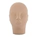 Closed Eyes Mannequin Training Head Aid for Eyelash Extension Makeup Practice Nude