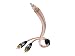 Produktbild inakustik 00308312 Star II Y Sub Audiokabel (Cinch auf 2x Cinch, 6mm dünn, 12m)