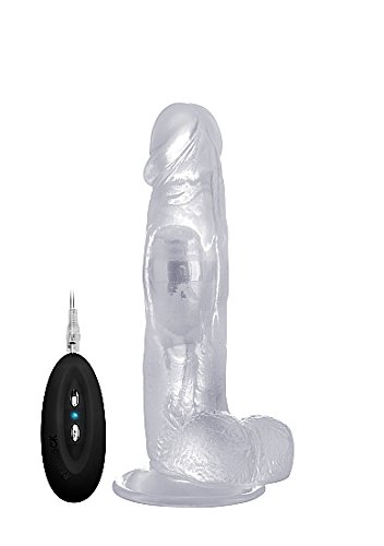 RealRock-8-Inch-Transparent-Vibrating-Realistic-Cock-with-Scrotum