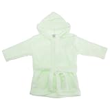 Baby Unisex Supersoft Spotty Hooded Dressing Gown/Bath Robe (18-24 Months) (Lime)
