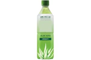 Fakhri Aloe Vera Drink With Real Pulp Bits – 500ml Bottles | Available in 1, 5 & 12 Packs | Refreshing, Natural Aloe Juice Beverage (Fakhri Aloe Vera Drink With Bits 1x 500ml)