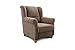 Produktbild Cavadore Polstersessel Finja, hochwertiger Relaxsessel mit Federkern im Landhausdesign, passender Hocker erhältlich, Maße: 87 x 102 x 96 cm (BxHxT), Farbe: Hellbraun (taupe)