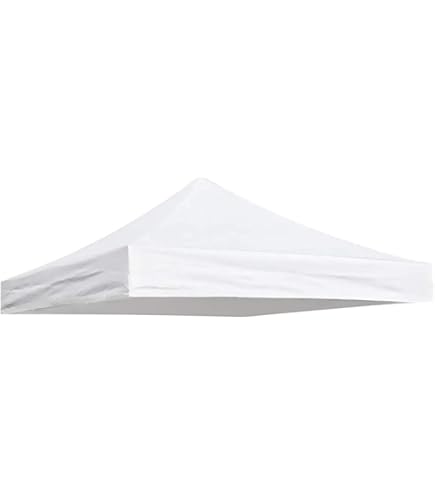 Copertura Impermeabile Per Gazebo 2,90x2,90 M | Telo In PVC, Bianco | Per Gazebo 3x3 M (misura Reale 2,9x2,9 M)