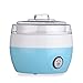 Produktbild JUZEN Joghurtmaschine Elektrische Joghurt-Fermentationsmaschine Griechische Joghurtunterstützung Konstante Fermentationstemperatur Mini Glasbeschichtung,Blue