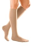 medi Duomed Soft (BS CCL 1) Compression Stockings Below Knee Closed Toe Beige X X Large