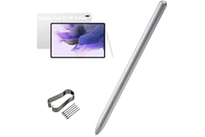 PCTC Galaxy Tab S7 FE S Pen di Rcambio Per Samsung Galaxy Tab S7 FE SM-T730, SM-T733, SM-T736B Stylus Penna + Punte/Pennini SenzaBluetooth,argento mistico