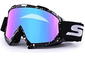 SGTTX Motorradbrille, ATV Dirt Bike Off Road Racing MX-Fahrbrille Anti-UV-Schutzbrille Winddichte staubdichte Motocross-Brille Anti-Scratch-Motorradbrille zum Radfahren/Reiten/Klettern/Skifahren