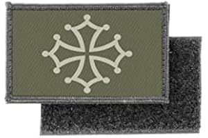 Patch ecusson Imprime Camo Camouflage Badge Drapeau occitanie Occitan