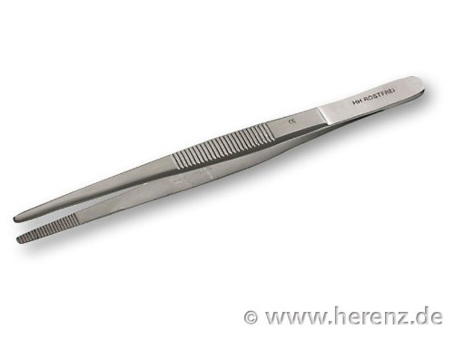 Preisvergleich Produktbild Pinzette anatomisch rostfrei 14,5 cm stumpf