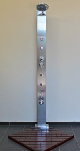 Preisvergleich Produktbild AcquaVapore Modena EDELSTAHL Dusche Gartendusche Pooldusche