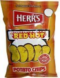Herr's - Red Hot Potato Chips, Pack of 24 bags by Herr's