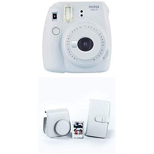 Fujifilm Instax Mini 9 Kamera smoky weiß + Mini 9 Accessory Kit Smoky Weiß Fujifilm Instax Mini 9 Kamera smoky weiß + Mini 9 Accessory Kit Smoky Weiß