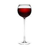 Tallo largo rojo vino cristal 6 'Tallo