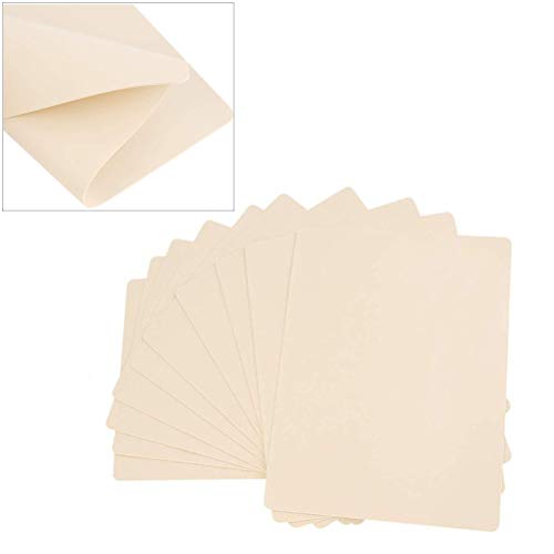 10 pcs piel sintetica tatuaje para Piel Práctica Tatuaje Tattoo,cuero artificial suave de muy similar a la piel humana,Profesional Práctica de Tatuaje Piel para principiantes y tatuajes experimentados