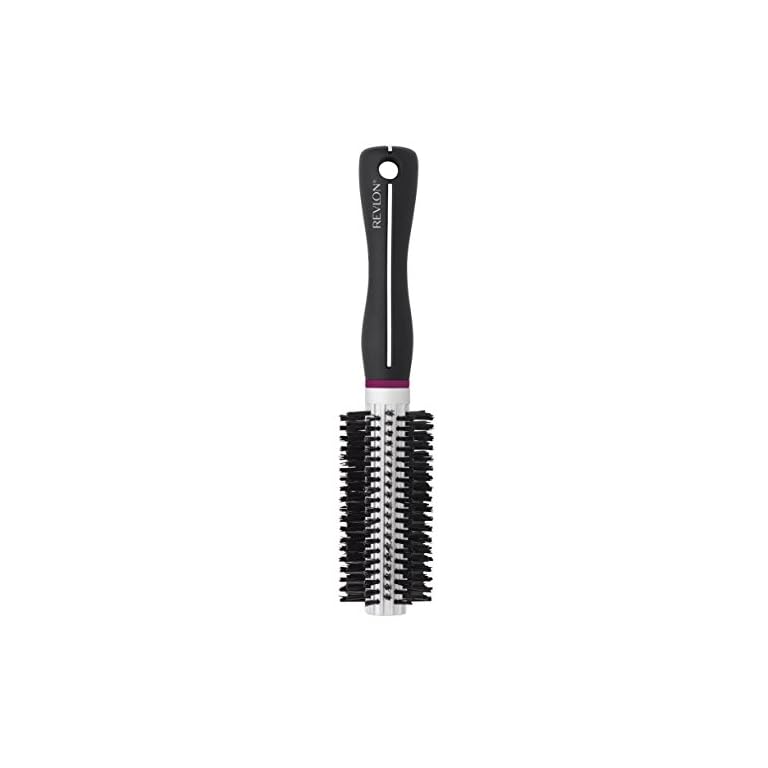 REVLON SLIM ROUND HAIR PORCUPINE BRUSH PROTECT & STYLE IONIC SALON PROFESSIONAL CERAMIC BRISTLES