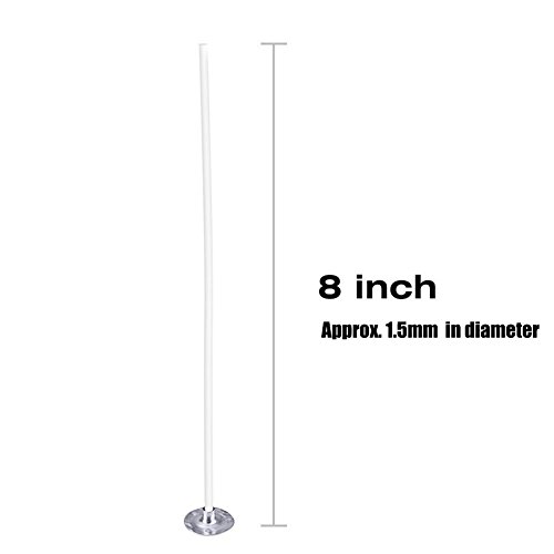 Homankit 100 Stück 20 cm Natürlicher Kerze-Docht, Niedriger Rauch Vor-Gewachst für Kerzenherstellung - 3
