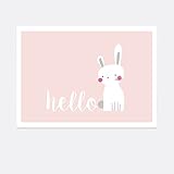 Lámina infantil decorativa Lámina infantil HELLO 21x30 cm.