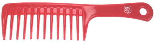 Pro Tip Hairdressing XL Wide Tooth Shampoo Rake Comb PTC07R 245mm - RED
