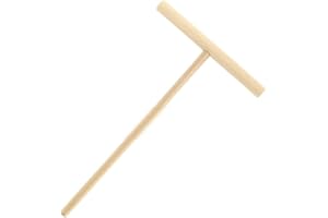 Fackelmann 5678150 Râteau à crêpes en bois, râteau à crêpes, râteau crêpière, Bois, 20 x 12 cm