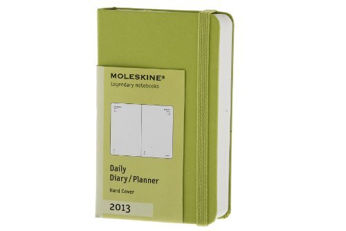 Moleskine 2013 Daily Planner, 12 Month, Extra Small, Lemon Green, Hard Cover (2.5 x 4) (Planners & Datebooks) by Moleskine (2012-05-09) libro