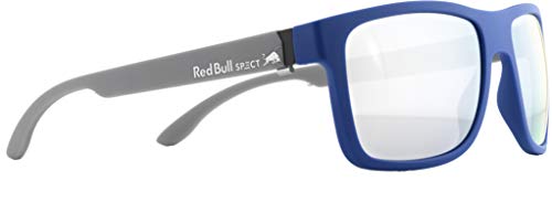 Optim RED BULL SPECT WING1 003,gafa sol hombre, montura azul eléctrico,brazos en gris plata.Lentes en gris