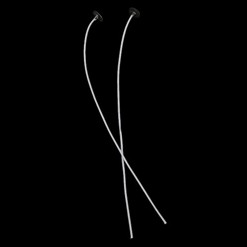 Gazechimp 5 Stück Dochthalter + 50 Stücke 20cm Gewachst Dochte Für Kerze Machen - 6