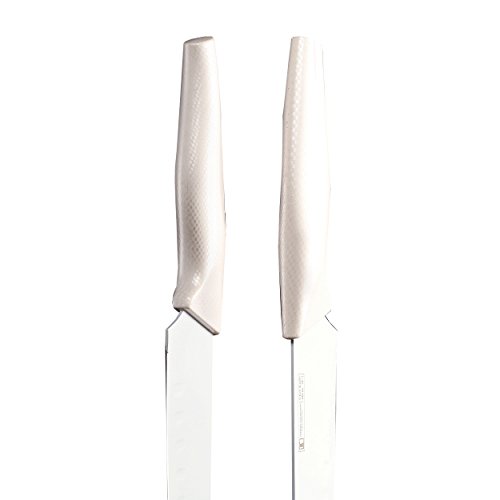 Imperial Collection 6-teiliges Messerset mit Kochmesser, Fleischmesser, Universalmesser, Brotmesser und Schälmesser inkl. Sparschäler - 3