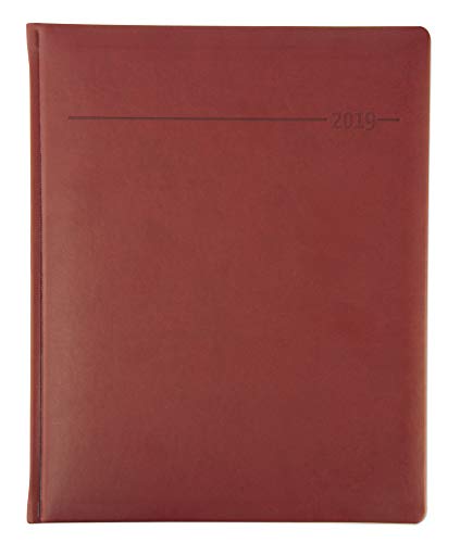 Manager-Timer Tucson rot 2019 (21,7 x 26,6) - 1 Woche 2 Seiten - 160 Seiten - Cheftimer - Tucson-Einband