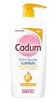 Cadum - Crème Douche et Bain Surgras à l'Huile d'Amandes Douces Bio et Beurre de Karité - 750 ml