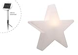 solarstern verwaltungs gmbh Sternenlicht Korpus: Durchmesser 80cm, H 71,5 cm, T 16 cm. Kabel 5 m, schwarz. Dekoleuchte ohne Strom dank Solartechnik. Made in Germany.