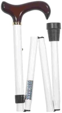 Folding Stick 82-92cm White Reflective