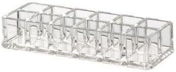 CLEAR ACRYLIC 12 LIPSTICK HOLDER ORGANIZER