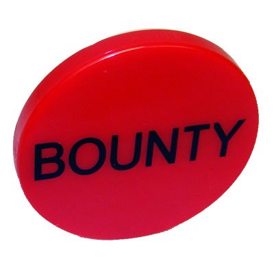 Preisvergleich Produktbild 2" Red Bounty Button for Poker Tournaments by Brybelly