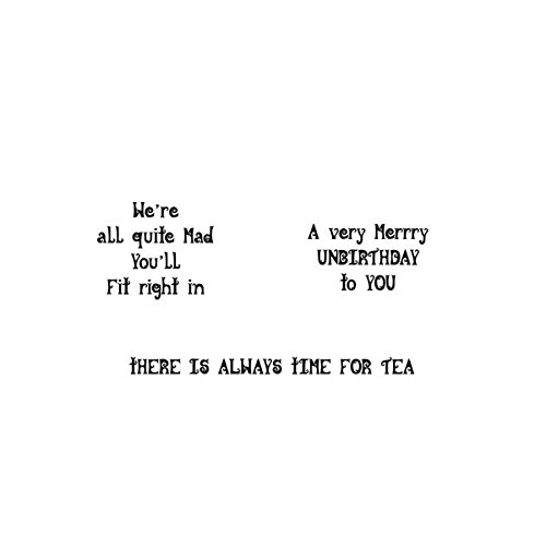 Preisvergleich Produktbild Scrapbook Customs Gummi Stempel