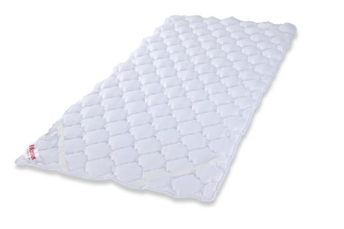 Badenia 3881870159 Bettcomfort Auflage / Unterbett Trendline Micro Kochfest 90 x 200 cm, weiß