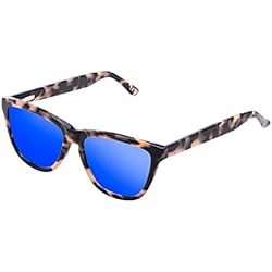 Hawkers Caramel Carey Sky One X, Gafas de Sol Unisex, Marrón/Azul