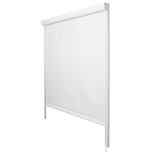 Sol Royal® Kassettenrollo SolReflect 120x175cm weiß Thermorollo – seitliche Führungsschienen – Befestigung ohne Bohren - 2