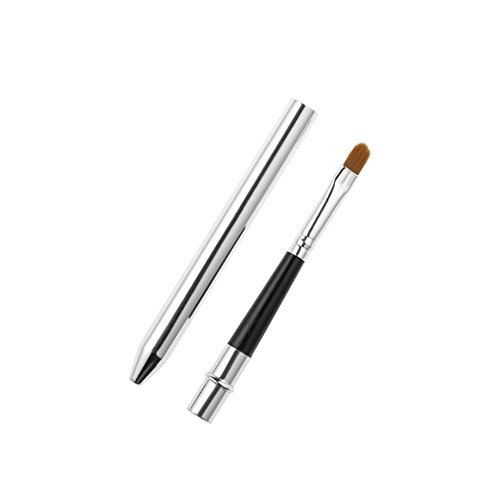 Molie Makeup Bazooka Shape Portable Smooth Lipstick Gloss Lip Brush with Cap