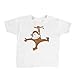 Inda-Bayi Baby-Toddler-Kids Heavy Cotton T Shirt - monkey swinging