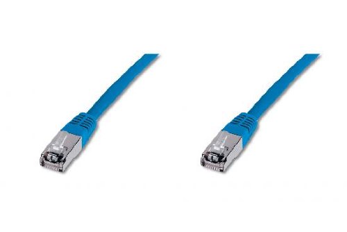 Wentronic 50163 Patchkabel Kat5e FTP blau 10.0 m