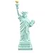 Produktbild 818-Shop No7100080032 Hi-Speed 2.0 USB-Sticks 32GB Freiheitsstatue Lady Liberty 3D blau