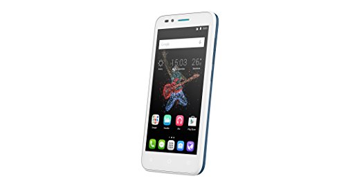 Alcatel Go Play smartphone d  bloqu   4G  Ecran   5 pouces - 4 Go - 1 Go RAM - Waterproof IP67 - Android Lollipop 5 0 2  Bleu Blanc