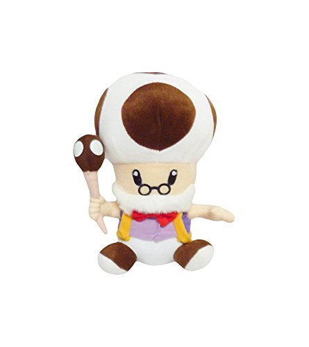 Mario Bro: 10-inch Mushroom Brown Toadsworth Plush Toad Doll by Super Mario Brothers