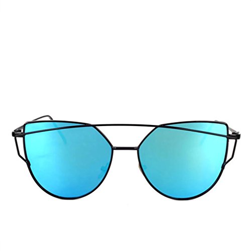 Preisvergleich Produktbild Sonnenbrille Damen, Sonnena Frauen Mode Katzenohr Sonnenbrille Sommerbrille Vintage Metallrahmen Polarisierte Glasses Damen Integrierte UV Schutz Brille Outdoor Brillen Glasses Gläser (C)