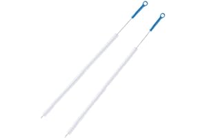 CONSTPROG 2 cepillos flexibles de limpieza para fregadero, 71 cm, cepillo fino y largo, limpiador de tubos