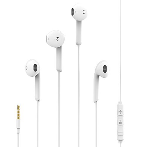 Auriculares shenzoo con regulador de volumen micr fono para Apple iOS y Android de color blanco reviews Auriculares shenzoo con regulador de volumen micr fono para Apple iOS y Android de color blanco