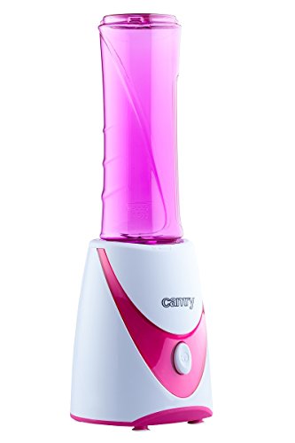 Smoothie-Maker TO GO inkl 2 Trinkbecher Mini-Blender Mixer Ice Crusher Standmixer Mixer Eiweiß Protein Shaker, (Pink)