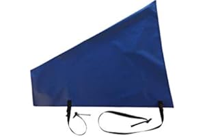 BAGS AND COVERS DIRECT LIMITED Caravan Tow Hitch Cover Heavy Duty UV Stabilised With Straps (Blue)