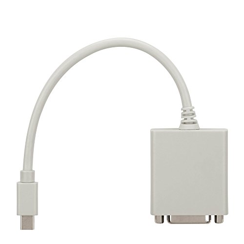 Sentivus Mini DisplayPort zu DVI Adapter (miniDP Stecker konvertiert auf DVI Buchse) | full HD | weiß - 2