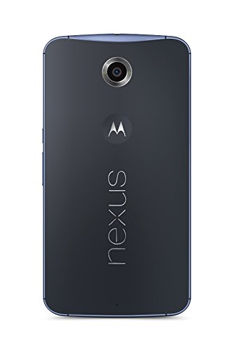 Motorola Nexus 6 Smartphone, Display 6 Pollici Quad-HD, Processore 2,7 GHz Quad-Core Snapdragon 805, Memoria 32GB, Android 5.0 Lollipop, Blu [Francia]